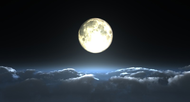 Beschreibung Mondphasen Vollmond 2014