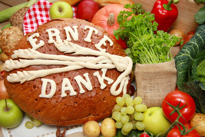 Am 1. Sonntag im Oktober wird in Deutschland das Erntedankfest gefeiert.Weitere  Informationen und Hintergründe zum Erntedankfest in Deutschland findest Du hier